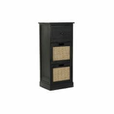 DKD Home Decor Komoda DKD Home Decor Natural Black Vintage les Paolownia (40 x 30 x 90,5 cm)