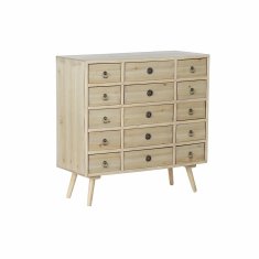 DKD Home Decor Komoda DKD Home Decor Naravni les MDF Mornarsko modra Svetlo siva (80 x 35 x 82 cm)