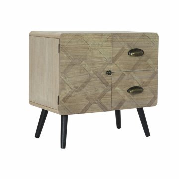 DKD Home Decor Komoda DKD Home Decor Natural Black MDF (60 x 30 x 56 cm)