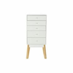 DKD Home Decor Komoda DKD Home Decor Natural MDF White (40 x 30 x 90 cm)