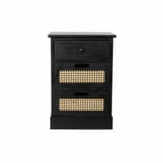 DKD Home Decor Komoda DKD Home Decor Natural Black Vintage les Paolownia (40 x 30 x 58,5 cm)