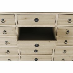 DKD Home Decor Komoda DKD Home Decor Naravni les MDF Mornarsko modra Svetlo siva (80 x 35 x 82 cm)