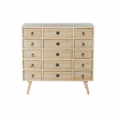 DKD Home Decor Komoda DKD Home Decor Naravni les MDF Mornarsko modra Svetlo siva (80 x 35 x 82 cm)