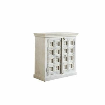 DKD Home Decor Komoda DKD Home Decor Obrabljena 100 x 40 x 99 cm Bela Mango les