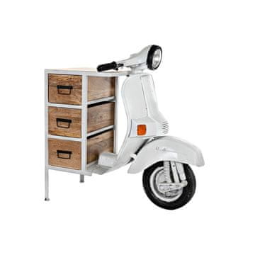 DKD Home Decor Komoda DKD Home Decor Kovina Rjava Motorno kolo Bela Mango les (100 x 68 x 105 cm)