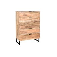 DKD Home Decor Komoda DKD Home Decor Črna Naravna Kovina Mango les Alpino 80 x 40 x 115 cm