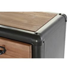 DKD Home Decor Komoda DKD Home Decor Fir Black Metal Brown (80 x 40 x 95 cm)