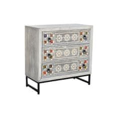 DKD Home Decor Komoda DKD Home Decor Keramika Siva Bela Mango les (80 x 38 x 80 cm)