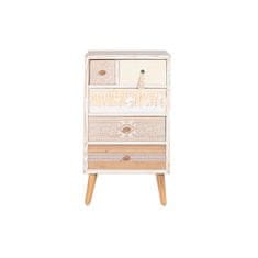 DKD Home Decor Komoda DKD Home Decor Fir Natural Cotton White (48 x 35 x 89 cm)