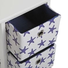 Versa Komoda Versa Blue Stars Les 29 x 58 x 23 cm