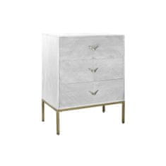 DKD Home Decor Komoda DKD Home Decor Kovina Bela Mango les 70 x 40 x 90 cm