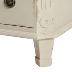 BigBuy Komoda 92 x 46 x 81 cm Bela Elov les