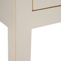 BigBuy Predsobna miza s predali ORIENTAL CHIC 100 x 28,5 x 75 cm Taupe DMF