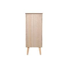 BigBuy Komoda DKD Home Decor Zlata svetlo rjava Les Paolownia les MDF Les Scandi 45 x 40 x 100 cm 42 x 40 x 100 cm