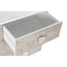 BigBuy Komoda DKD Home Decor 100 x 42 x 80 cm jelka bela plastika svetlo rjava Mandala indijski človek