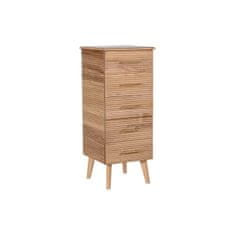 BigBuy Komoda DKD Home Decor Zlata svetlo rjava Les Paolownia les MDF Les Scandi 45 x 40 x 100 cm 42 x 40 x 100 cm