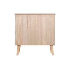 BigBuy Komoda DKD Home Decor Zlata Svetlo rjava Paolownia les MDF Les Scandi 77 x 40 x 76 cm 75 x 40 x 76 cm