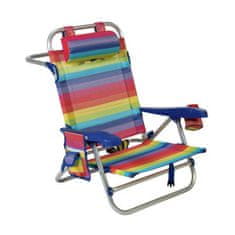 BigBuy Stol za plažo Textiline Multicolor