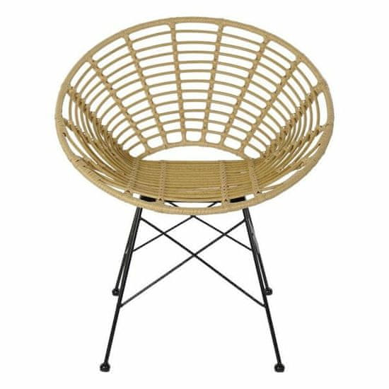 DKD Home Decor Jedilni stol DKD Home Decor Kovinski ratan (72 x 64 x 78 cm)