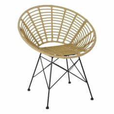 DKD Home Decor Jedilni stol DKD Home Decor Kovinski ratan (72 x 64 x 78 cm)
