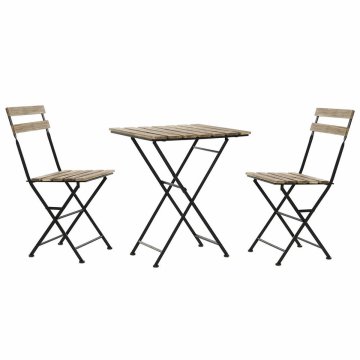 DKD Home Decor Garnitura mize s stoli DKD Home Decor 60 x 60 x 74 cm (3 kosi)