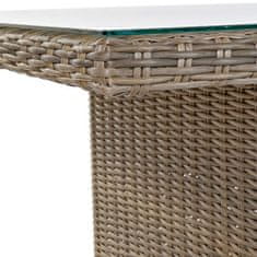 DKD Home Decor Garnitura mize s 6 stoli DKD Home Decor 93 cm 200 x 100 x 75 cm (7 kosov)