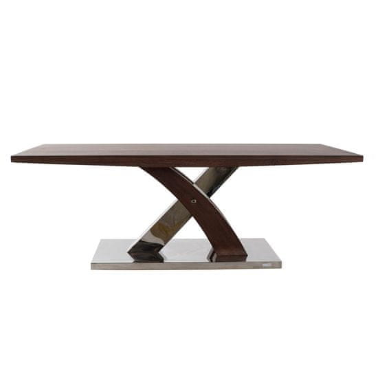 DKD Home Decor Jedilna miza DKD Home Decor Les Jeklo 120 x 60 x 43,5 cm