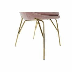 DKD Home Decor Jedilni stol DKD Home Decor Pink Golden 60 x 60 x 85 cm