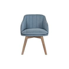 DKD Home Decor Jedilni stol DKD Home Decor Blue Navy Blue Light grey 56 x 47 x 72,5 cm