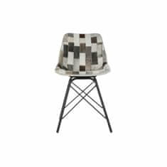 DKD Home Decor Jedilni stol DKD Home Decor bela črna bež siva 45,5 x 52 x 79 cm