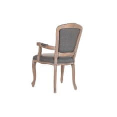 DKD Home Decor Jedilni stol DKD Home Decor Temno siva 57 x 57 x 94 cm