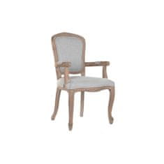 DKD Home Decor Jedilni stol DKD Home Decor svetlo siva 57 x 57 x 94 cm