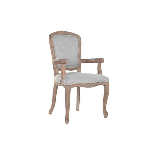 DKD Home Decor Jedilni stol DKD Home Decor svetlo siva 57 x 57 x 94 cm