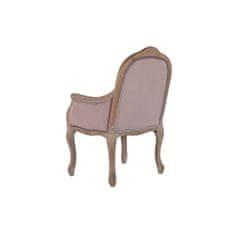 DKD Home Decor Jedilni stol DKD Home Decor Pink Natural 62 x 55 x 100 cm 63,5 x 50 x 102 cm