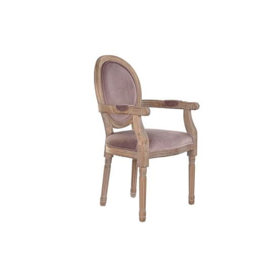DKD Home Decor Jedilni stol DKD Home Decor 55 x 52 x 95 cm Roza