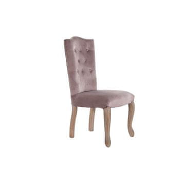 DKD Home Decor Jedilni stol DKD Home Decor Pink Natural 51 x 47,5 x 101 cm