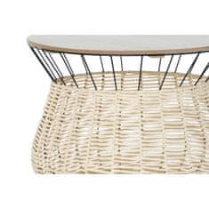 DKD Home Decor Sredinska miza DKD Home Decor Črna naravna kovina železo MDF les 30 x 40 cm 54 x 54 x 40 cm