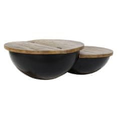 DKD Home Decor Sredinska miza DKD Home Decor Les Kovina 114 x 76 x 33 cm
