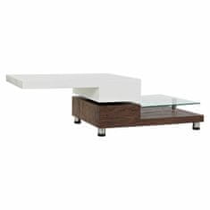 DKD Home Decor Sredinska miza DKD Home Decor 80 x 60 x 38 cm kristalni aluminij MDF les