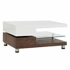 DKD Home Decor Sredinska miza DKD Home Decor 80 x 60 x 38 cm kristalni aluminij MDF les
