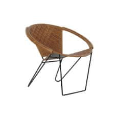 DKD Home Decor Jedilni stol DKD Home Decor Črna svetlo rjava 81 x 67 x 71 cm