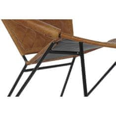 DKD Home Decor Jedilni stol DKD Home Decor Črna svetlo rjava 81 x 67 x 71 cm