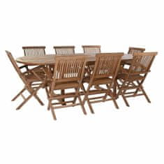 DKD Home Decor Garnitura mize s stoli DKD Home Decor 90 cm 180 x 120 x 75 cm 