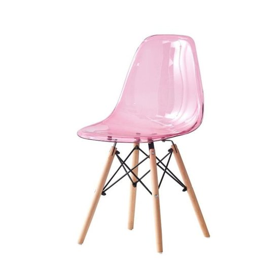 DKD Home Decor Jedilni stol DKD Home Decor 44 x 46 x 81 cm Naravna roza 30 x 40 cm