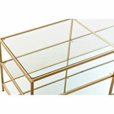 DKD Home Decor Sredinska mizica DKD Home Decor Golden 120 x 50 x 45 cm ogledalo kovina