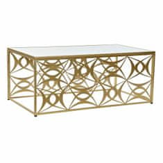 DKD Home Decor Sredinska mizica DKD Home Decor Mirror Metal (110 x 60 x 46 cm)
