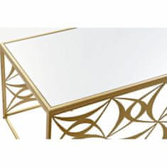 DKD Home Decor Sredinska mizica DKD Home Decor Mirror Metal (110 x 60 x 46 cm)