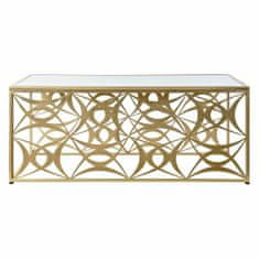 DKD Home Decor Sredinska mizica DKD Home Decor Mirror Metal (110 x 60 x 46 cm)