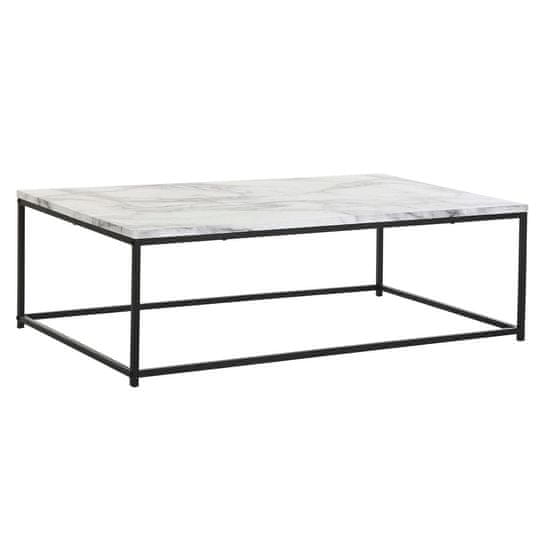 DKD Home Decor Sredinska miza DKD Home Decor Bela črna kovina MDF les 110 x 60 x 34 cm