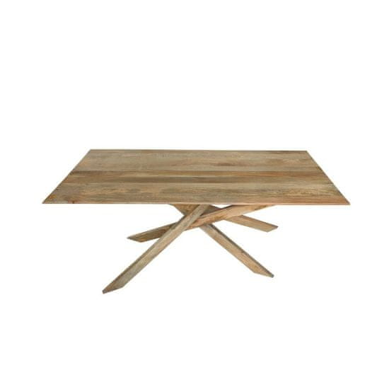 DKD Home Decor Jedilna miza DKD Home Decor Naravni mangov les (180 x 90 x 76 cm)